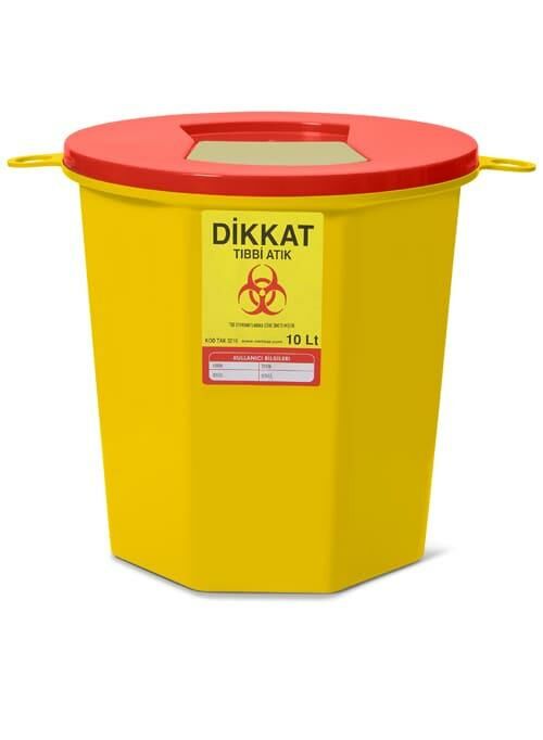 TIBBİ ATIK KOVASI 10 LT