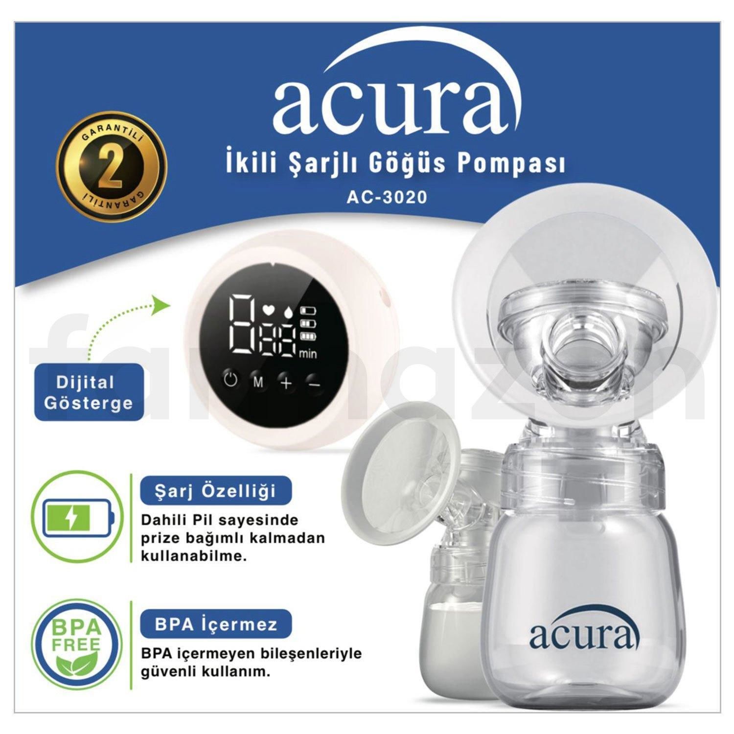 ACURA AC-3020 2Lİ GÖGÜS POMPASI