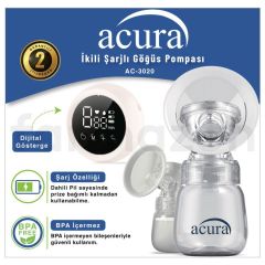 ACURA AC-3020 2Lİ GÖGÜS POMPASI