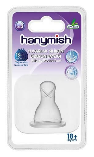 Hanymish 462 Silikon Biberon Emziği No:3