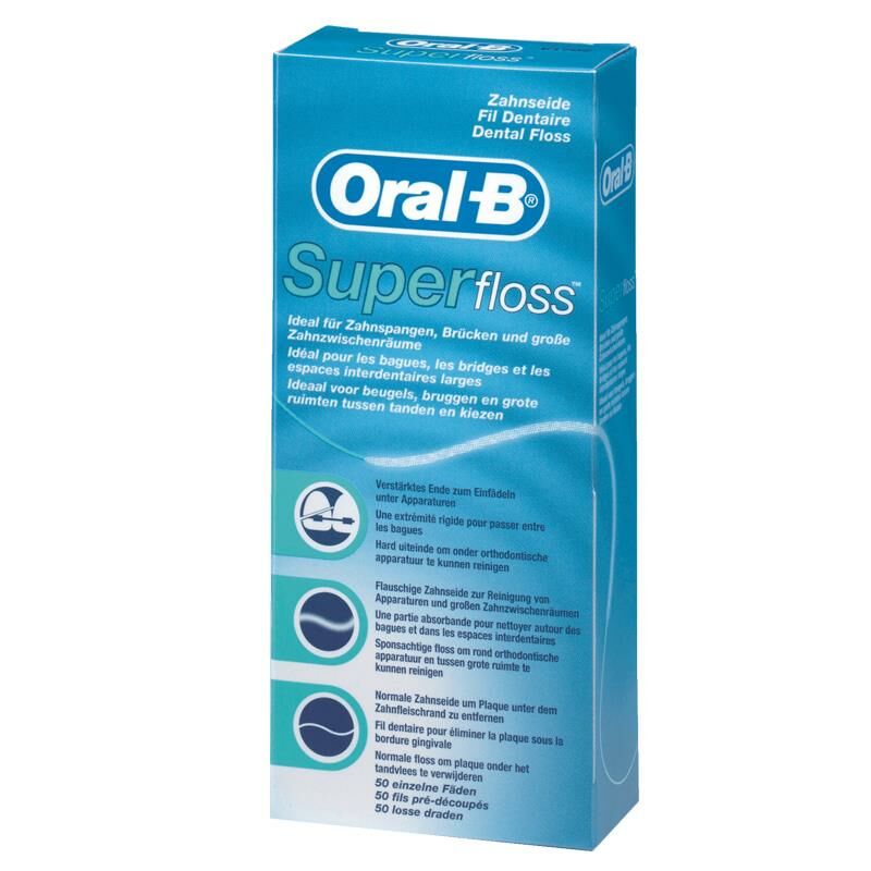 ORAL-B SUPER FLOSS SADE DİŞ İPİ