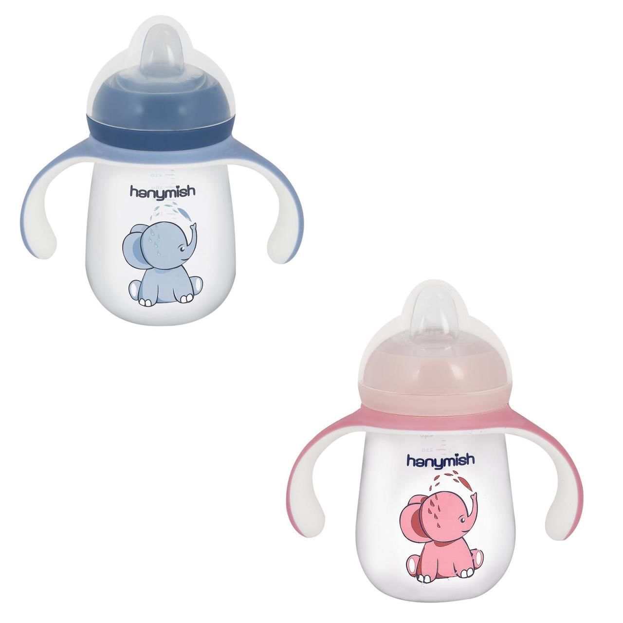Hanymish 520 Akıtmaz Kulplu Bebek Bardağı 260 cc