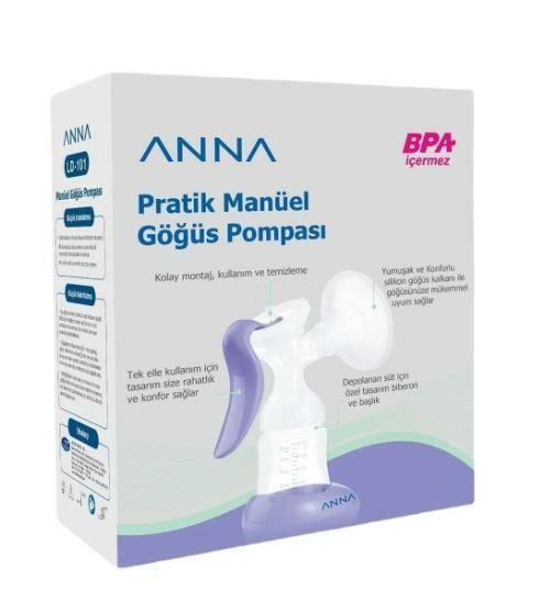 ANNA PRATİK GÖGÜS POMPASI MANUEL LD-101
