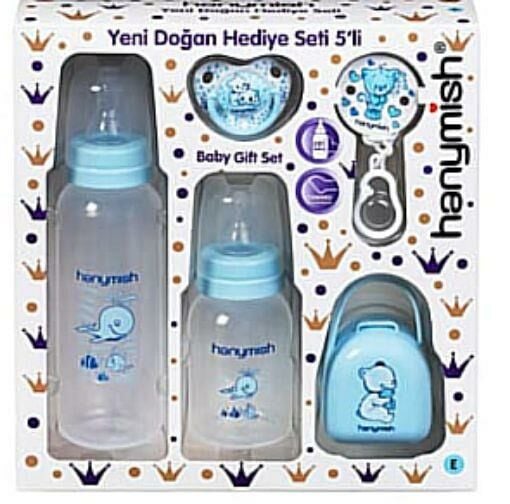 HANYMİSH 655 PP HEDİYE SETİ 5Lİ SET  ( MAVİ )