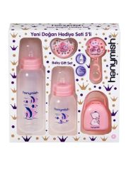 HANYMİSH 654 PP HEDİYE SETİ 5 Lİ SET( PEMBE )