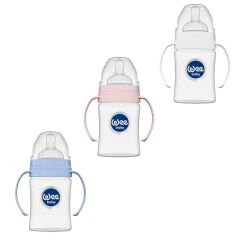 WEE BABY 791 KULPLU GENİŞ AĞIZLI PP BİBERON 250 ML