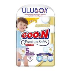 BEBEK BEZİ(GOON)KÜLOT SOFT BEDEN 5 16 ADET