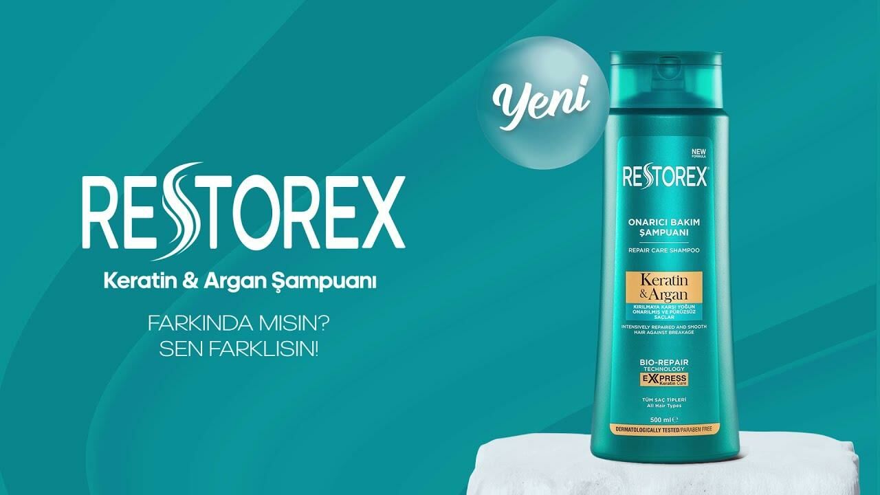 RESTOREX 500ML ARGAN KERATİN ŞAMPUAN