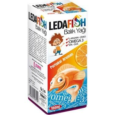 LEDAFİSH BALIK YAĞI 150 ML PORTAKAL