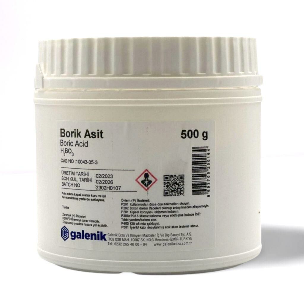 HAMMADDE  - BORİK ASİT 500 G ( GALENİK )