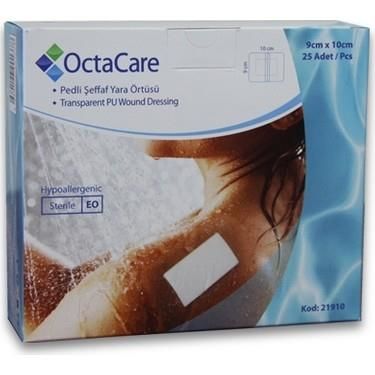 OCTACARE 9 X 10 CM SU GEÇİRMEZ YARA ÖRTÜSÜ