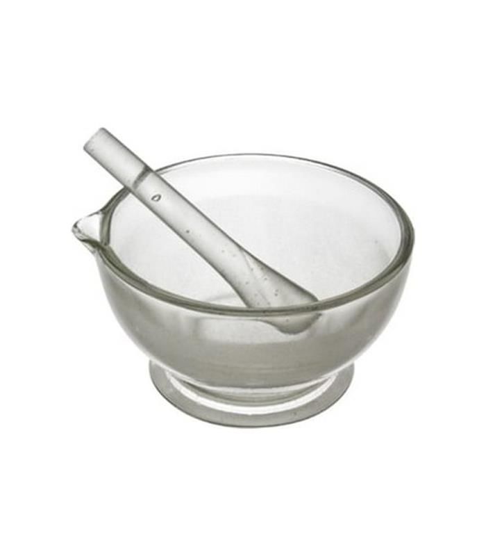 HAMMADDE  - HAVAN CAM VE ELİ 18 CM ( MAJİSTRAL PHARMA  )