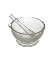 HAMMADDE  - HAVAN CAM VE ELİ 18 CM ( MAJİSTRAL PHARMA  )