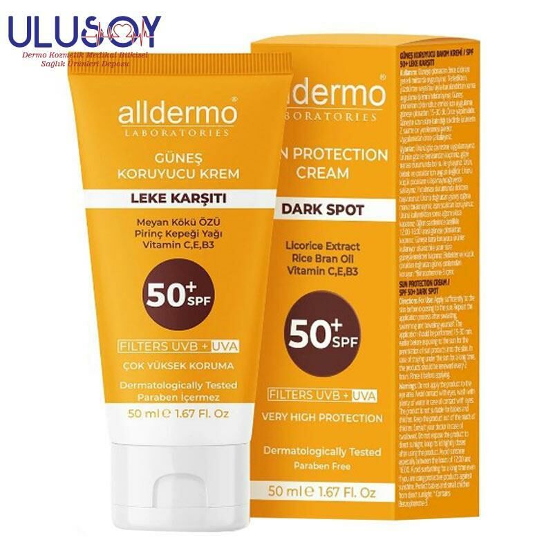 ALLDERMO 1056 SPF 50 LEKE KARŞITI KREM 50 ML