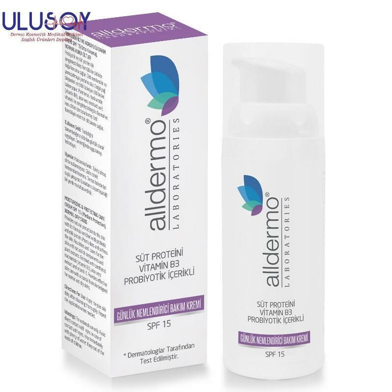 ALLDERMO 0479 GÜNLÜK NEMLENDİRİCİ BAKIM KREMİ SPF 15 50 ML