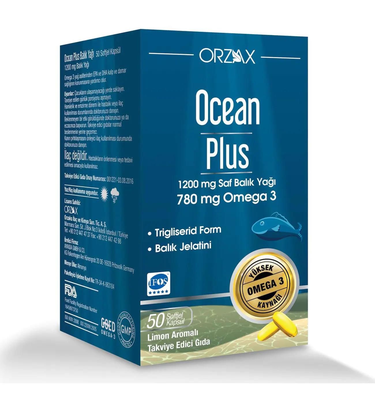 OCEAN PLUS 1200 MG 50 KAPSÜL