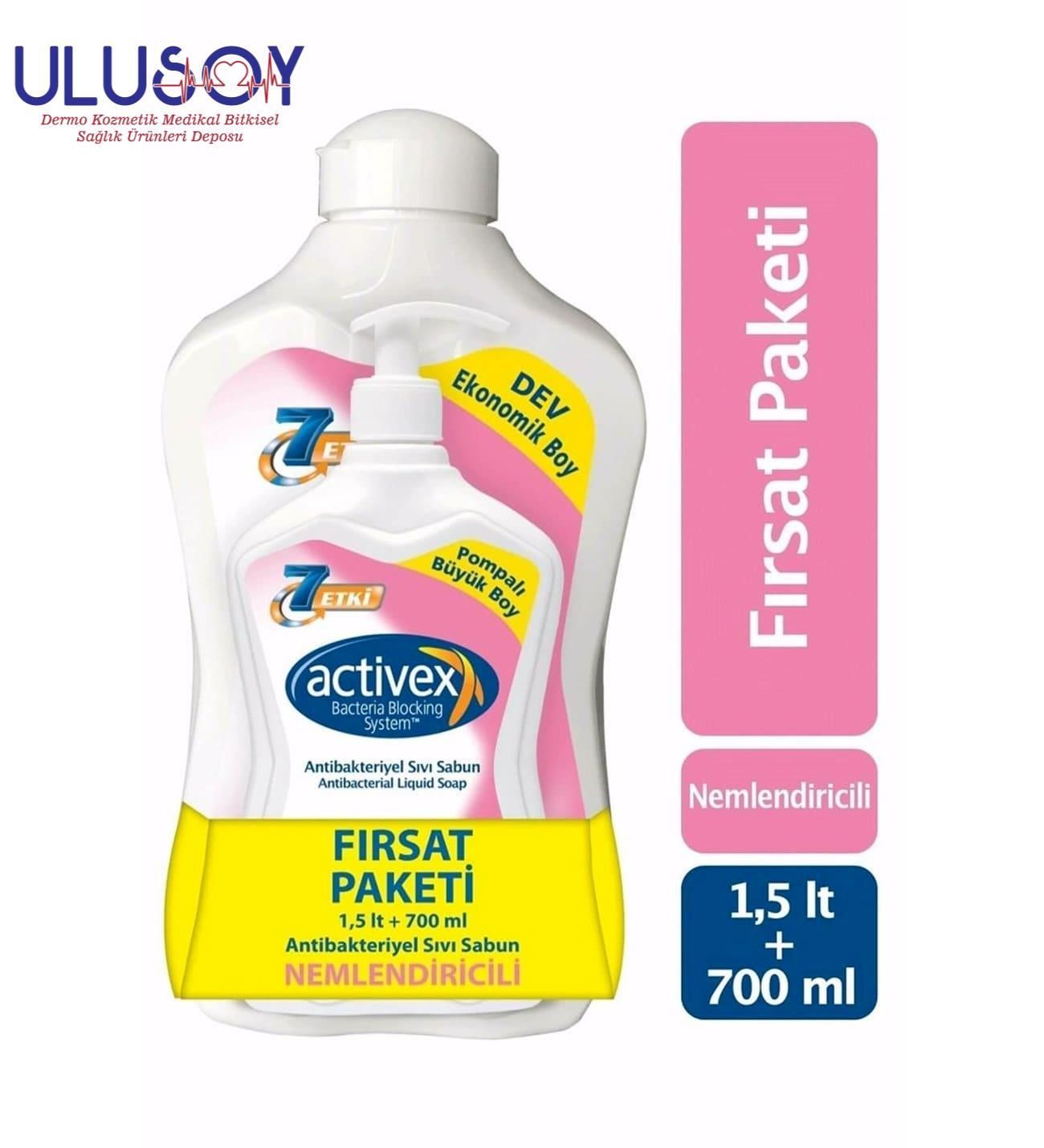 ACTİVEX ( NEMLENDİRİCİ ) 1,5 LT + 700 ML SIVI SABUN
