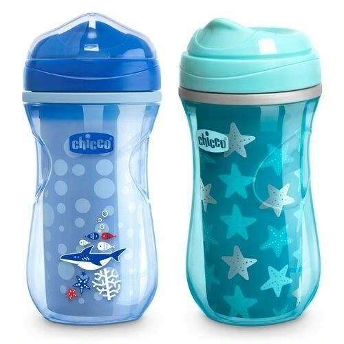 Chicco Isı Yalıtımlı Active Bardak Mavi 14 Ay+