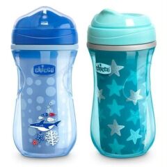 Chicco Isı Yalıtımlı Active Bardak Mavi 14 Ay+