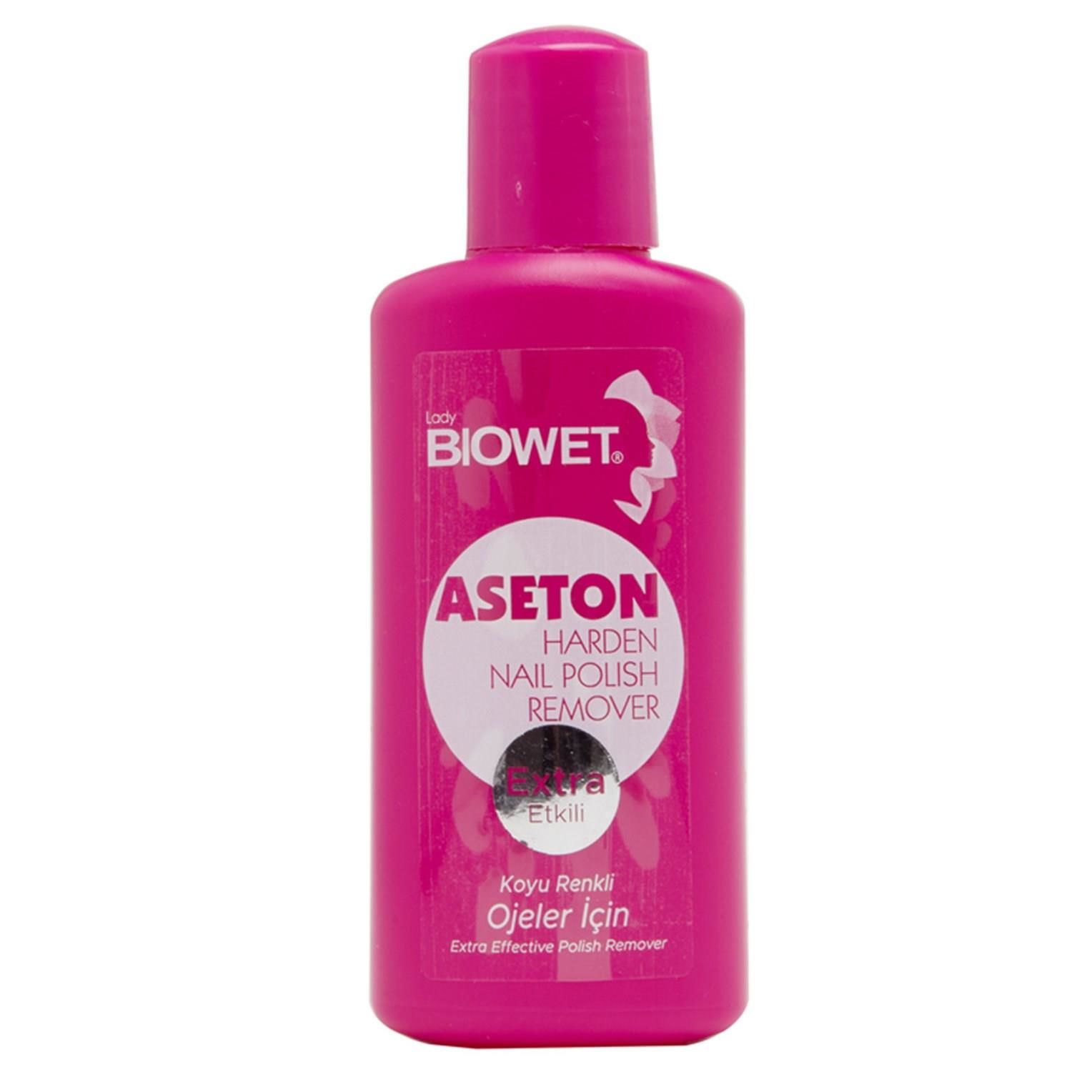 ASETON BIOWET 125 ML KOYU RENKLİ