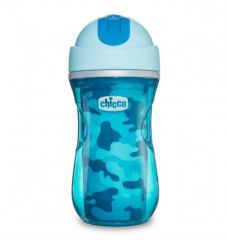 CHİCCO ISI YALITIMLI SPORT BARDAK PİPETLİ 14 AY+ ERKEK