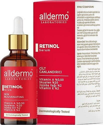 ALLDERMO 1193 RETİNOL GECE CİLT CANLADIRICI SERUM 30 ML