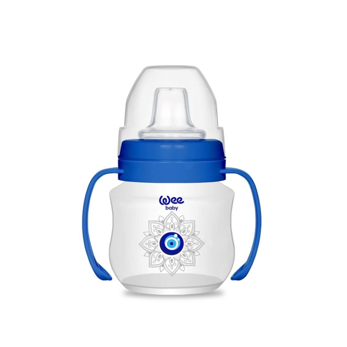 WEE BABY 262 Akıtmaz Kulplu PP Bardak 125 ml - Nazar Boncuğu