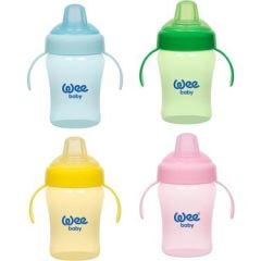 Wee Baby 775 Colurful Akıtmaz Kulplu Antikolik Bardak 240 ml
