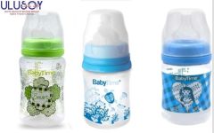 BABYTİME BT075 SİLİKON UÇLU GENİŞ AĞIZLI PP BİBERON 250ML