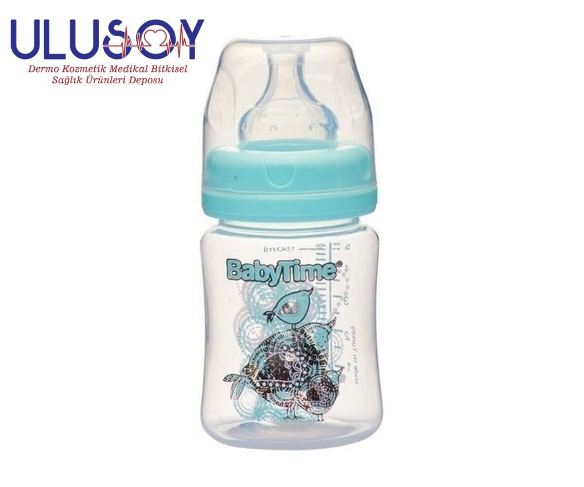 BABYTİME BT076 GENİŞ AĞIZLI PP BİBERON 150ML