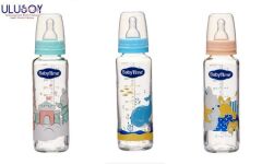 BABYTİME BT073-C KİRAZ UÇLU CAM BİBERON 250ML