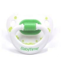 BABYTİME BT124-3 SİLİKON DAMAKLI,MAT GÖVDELİ,DESENLİ EMZİK NO:3