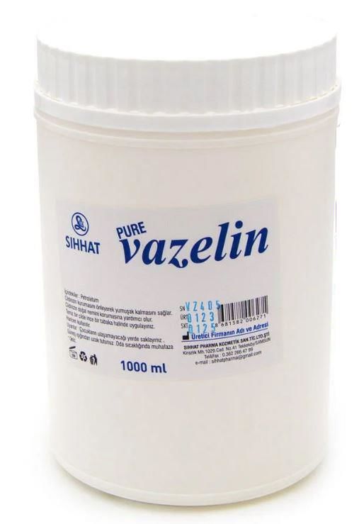 HAMMADDE -VAZELİN  KATI 1000ML(SIHHAT)