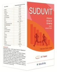 MRB SUDUVİT 30 TABLET 200332