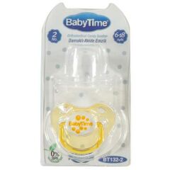 BABYTİME BT132-2 SİLİKON,DAMAKLI,KORUYUCU,KAPAKLI,AKİDE GÖVDELİ EMZİK NO:2