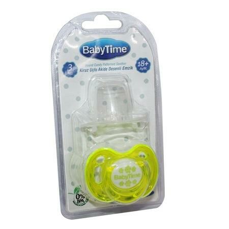 Baby Time Bt151-3 Kiraz Uçlu Koruma Kapaklı Akide Gov Emzik n3
