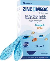 ZİNCOMEGA KAŞIK BALIKYAĞI 100 ML