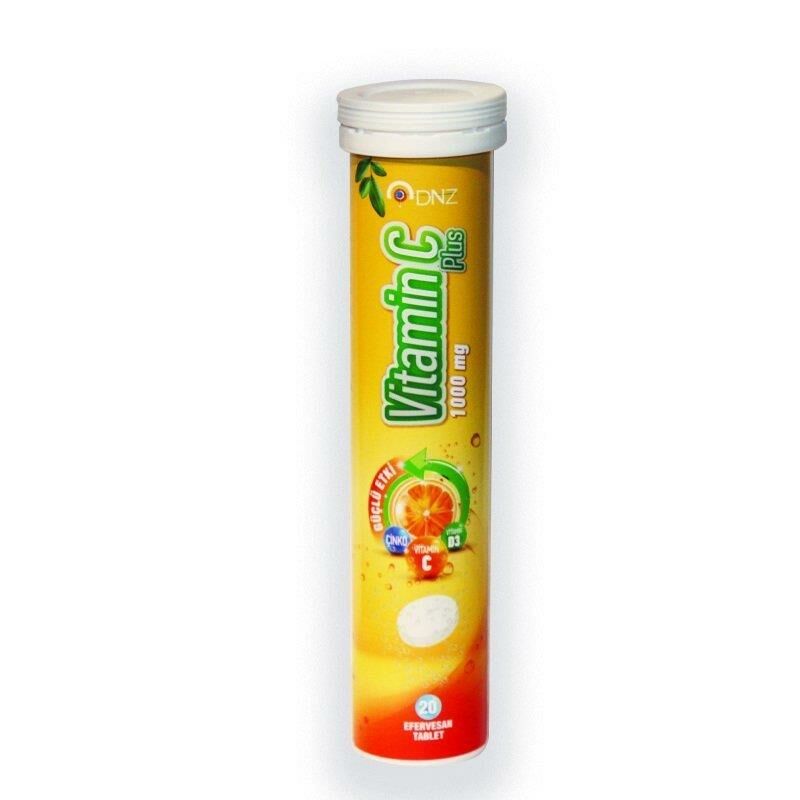 DNZ VİTAMİN C PLUS 1000 MG 20 EFERVESAN