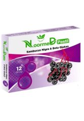 PASTİL SAMBUCUS NİGRA-BETA GLUKAN  12 ADETLİ ( NOORMED )