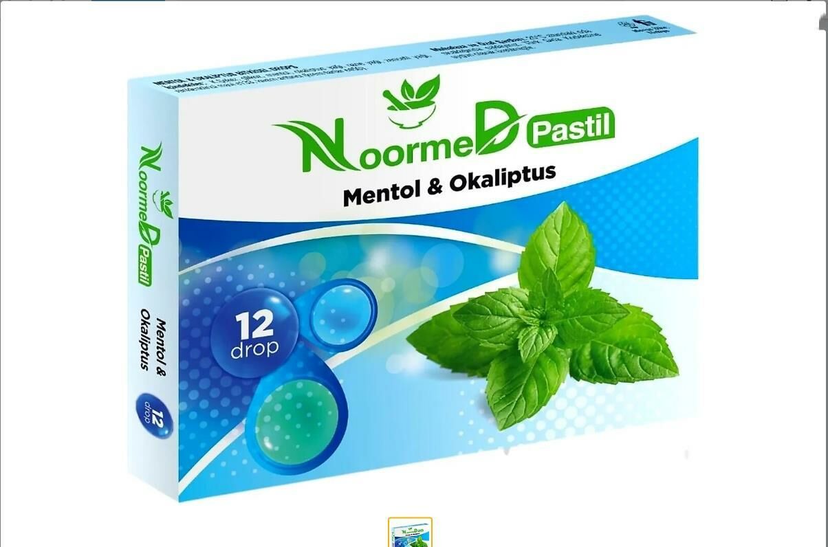 PASTİL MENTHOL-OKALİPTUS  12 ADETLİ ( NOORMED )