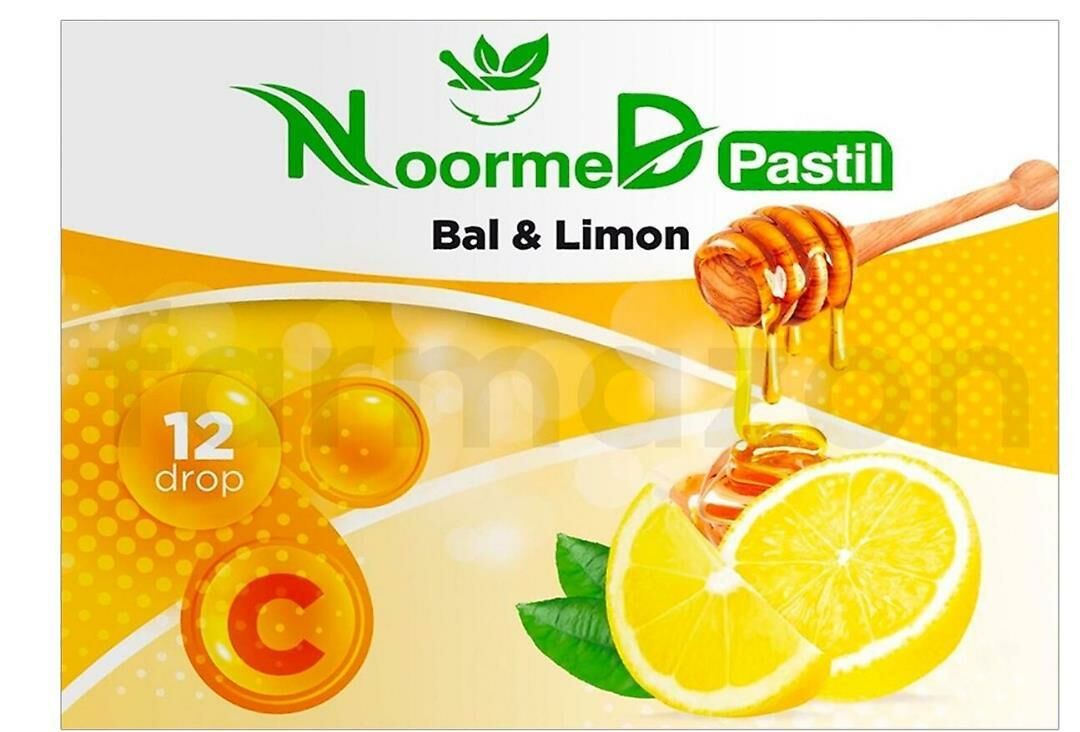 PASTİL BAL - LİMON 12 ADETLİ ( NOORMED )