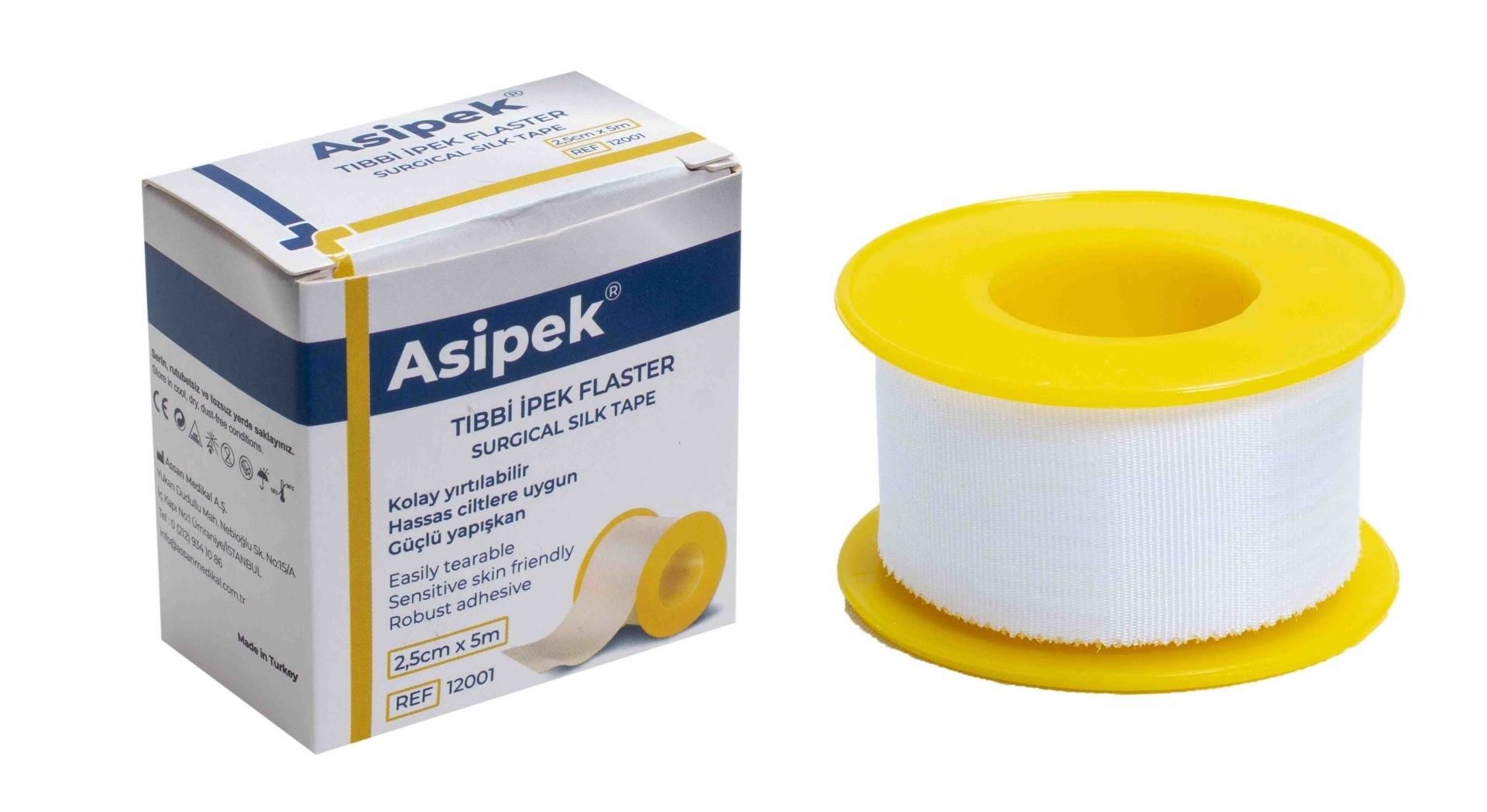 FLASTER İPEK 2,5CM X 5M ( ASİPEK )