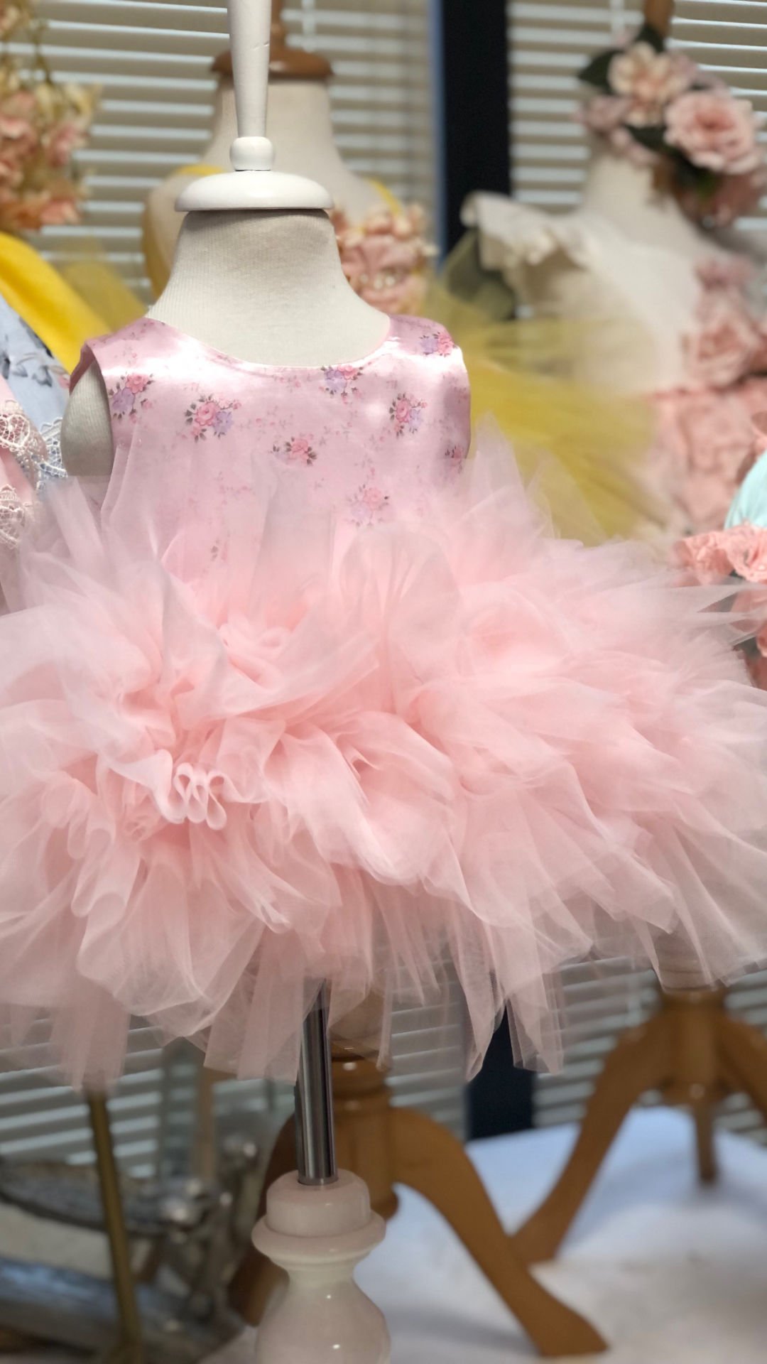 Flower Pink Tutu Dress