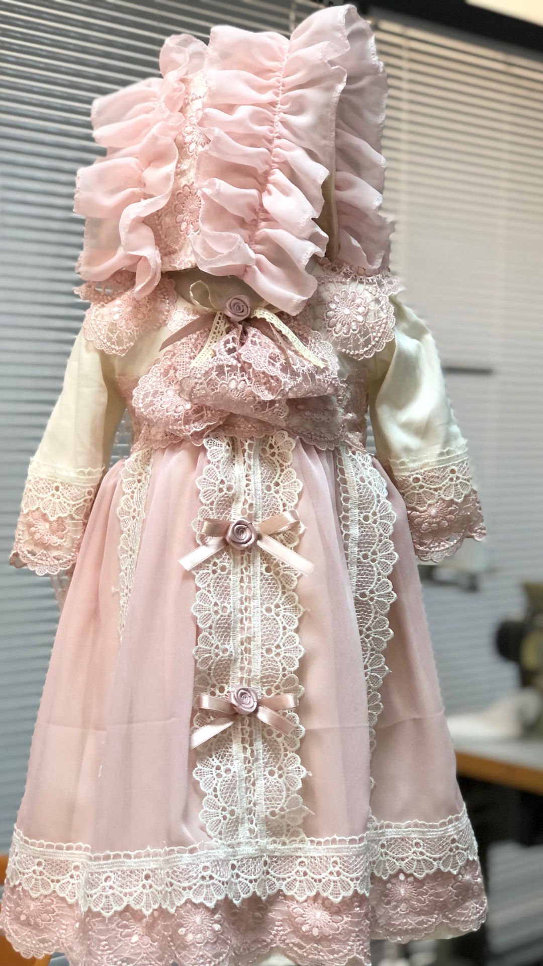 Loren Vintage Dress And Bonnet