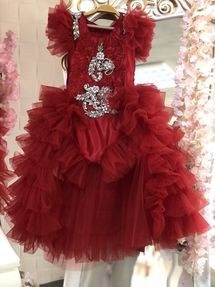 Madelyn Holiday Dress And Hair Bow
