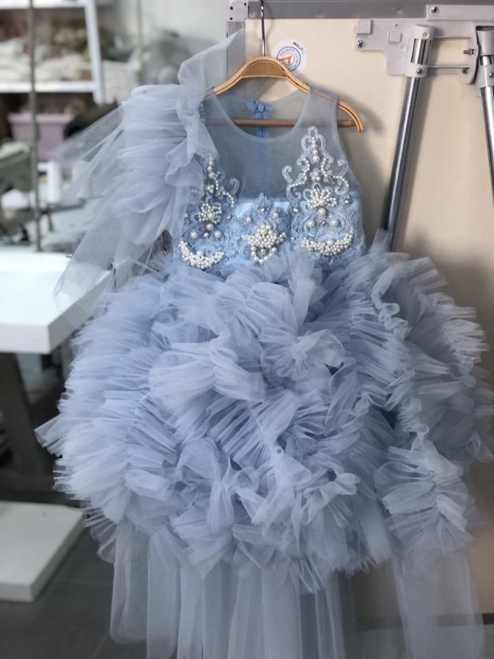 Lowa Flower Girl Dress ( Blue)