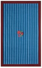 COTTON CLOTH 180x270cm Nizam Stripes Ferozi Sugar