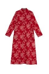 LONG OPEN KURTA Kandem Design Red