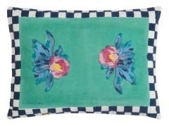 COTTON CUSHION 30x40cm Tiles Green
