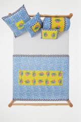 COTTON CUSHION 30x40cm Tiles Yellow